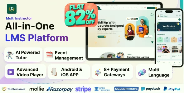 EduEx - The Ultimate Learning Management System (LMS) with Flutter Mobile App
