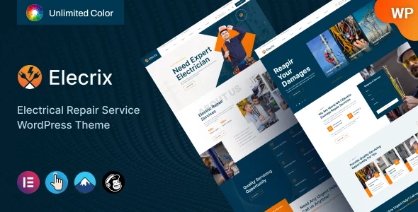 Elecrix - Electrical Repair Services WordPress Theme