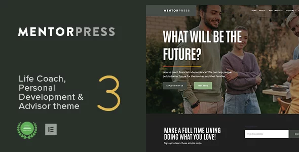 MentorPress - Life Coach & Advisor WordPress Theme