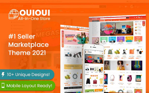 OuiOui - Multi Vendor MarketPlace Elementor WooCommerce Theme
