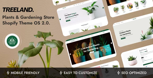 Treeland - Plants & Gardening Store Shopify Theme OS 2.0