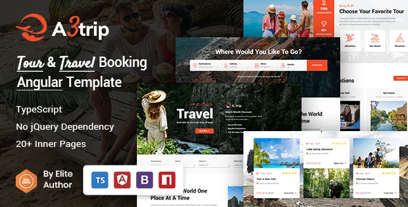 A3trip - Tours & Travels WordPress Theme