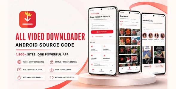All Video Downloader & StorySaver - 1800+ Websites Twitter, Instagram, Likee, Tiktok,FB