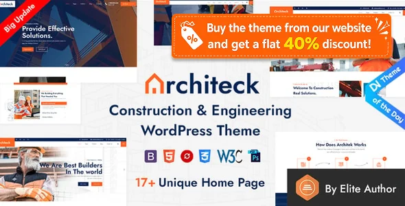 Architeck - Construction WordPress Theme