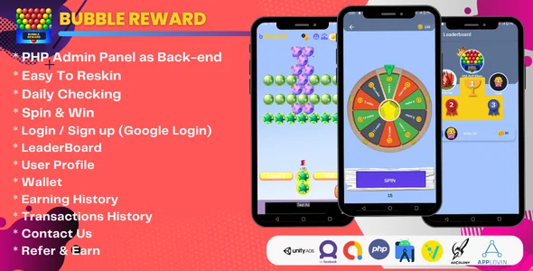 Bubble Reward - Bubble Shooter Game with Earning App