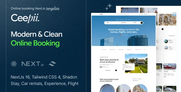 Ceepii - Travel Booking NextJs Template