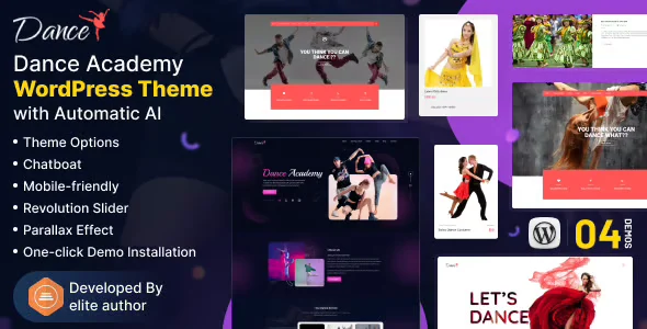 Dance Studio - Dance Studio WordPress Theme