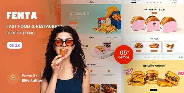 Fenta - Fast Food & Restaurant Shopify 2.0 Theme