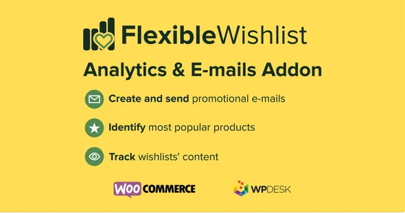 Flexible Wishlist Pro - Analytics & Emails