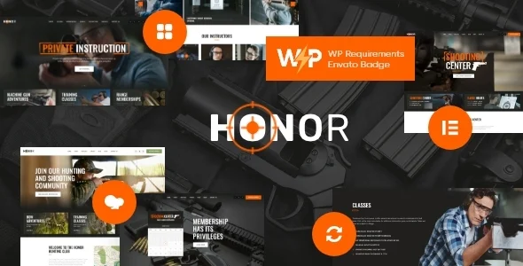 Honor - Shooting Club & Weapon and Gun Store Theme