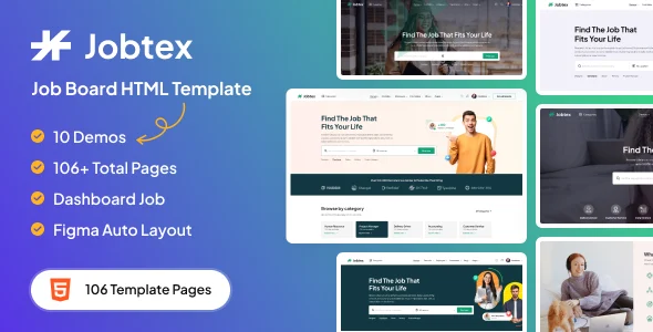 Jobtex - Job Board HTML Template