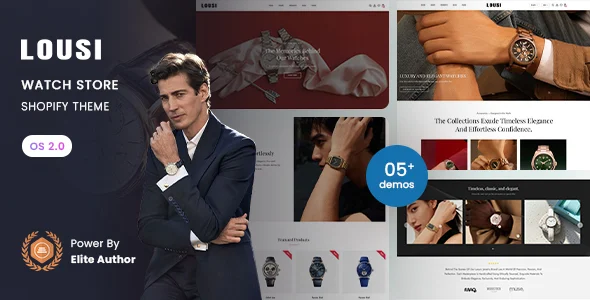 Lousi - Watch Store Shopify 2.0 Theme