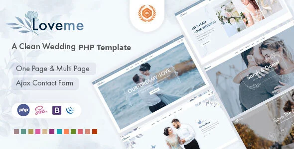 Loveme - Wedding & Wedding Planner PHP Template