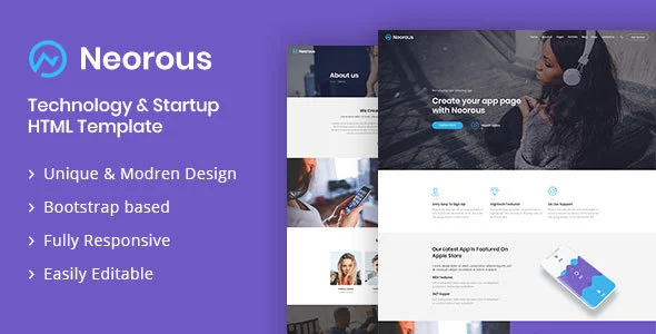 Neorous - SaaS, Software & Digital Agency HTML Template