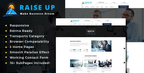 Raise Up - Business Consulting HTML Template