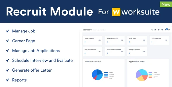 Recruit Module for Worksuite CRM