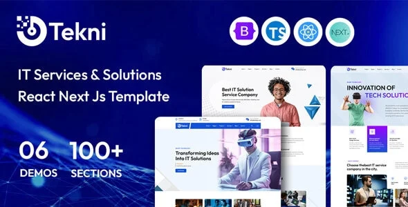 Tekni - IT Solutions & Technology Next JS Template