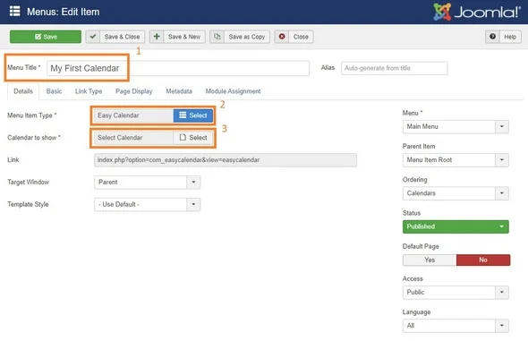 Easy Calendar - Simple Availability Calendar for Joomla