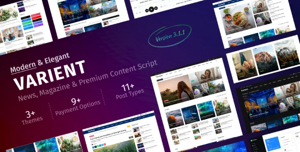 Varient - News, Magazine & Premium Content Script